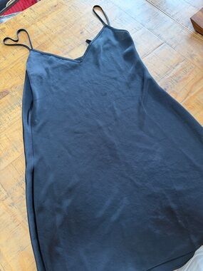 Wilfred Black Slip Mini Dress